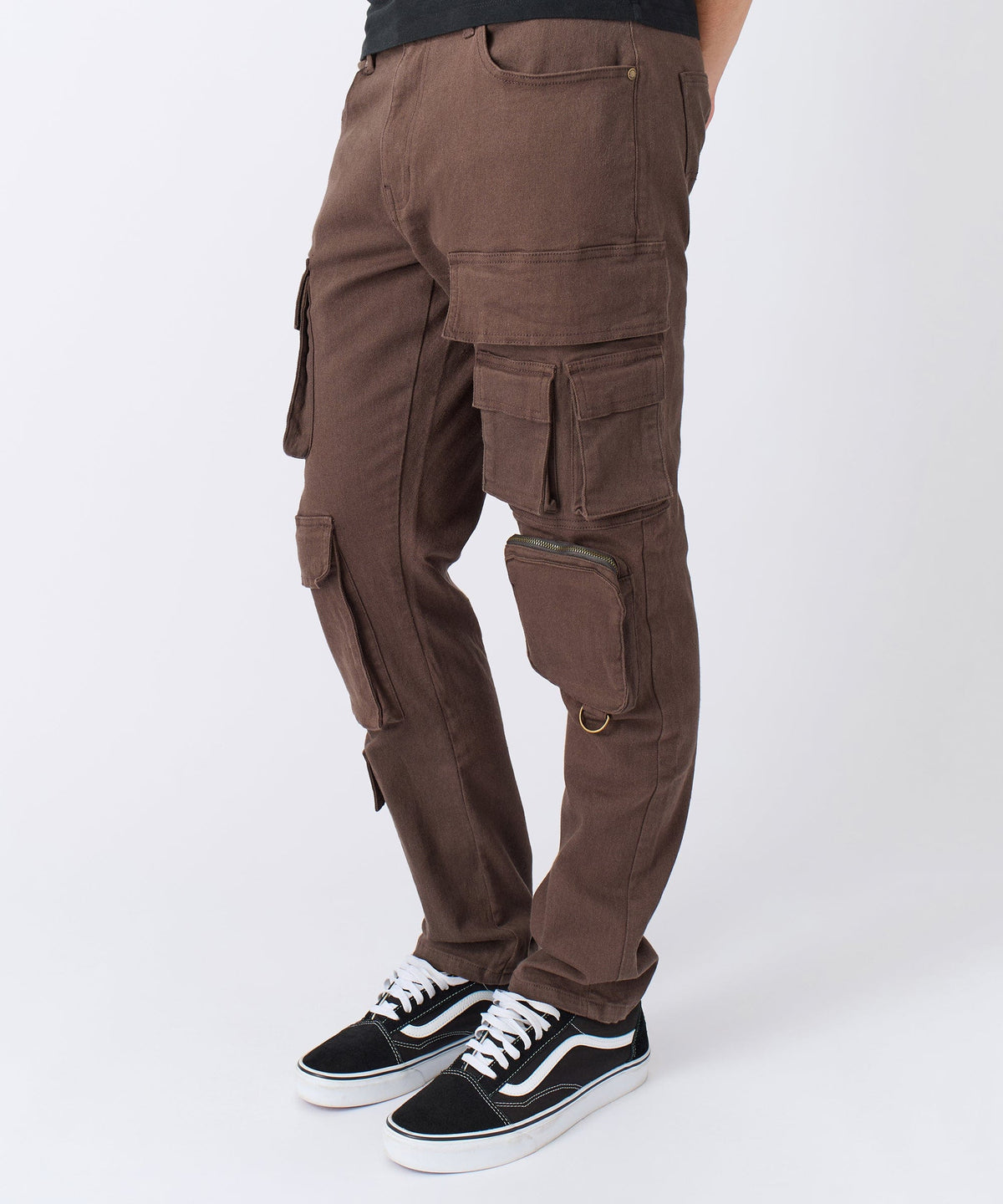Loadout Cargo Denim Pants - Brown | Reason Clothing Customer Favorite