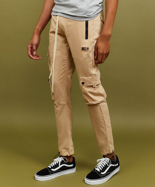 Cargo Stretch Nylon Utility Khaki Pants | Reason Clothing Discount
