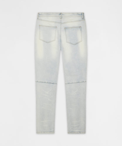 Fracture Distressed Skinny Jeans - Light Blue | Reason Clothing Smart Buy