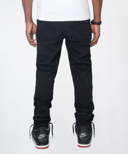 Midnight Rhinestone Skinny Jeans - Black | Reason Clothing Great Value