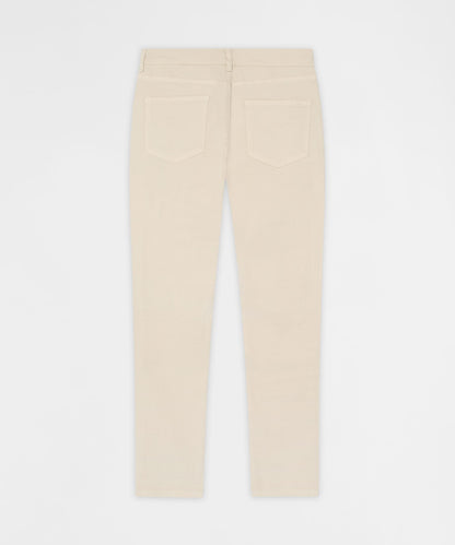 Diamond Dust Rhinestone Skinny Jeans - Cream | Reason Clothing Quality