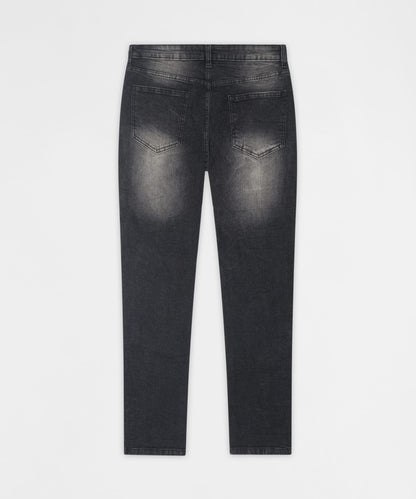 Frosted Distressed Skinny Jeans - Grey | Reason Clothing Premium