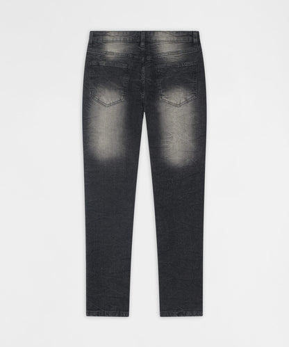 Smokey Distressed Skinny Jeans - Grey | Reason Clothing Customer Favorite