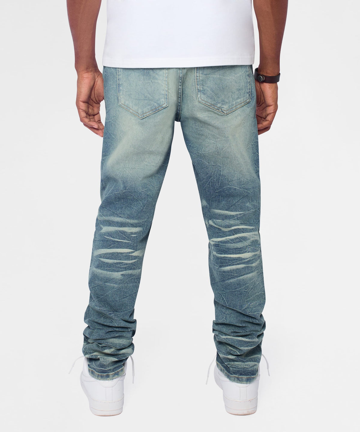 Breakaway Distressed Skinny Jeans - Blue | Reason Clothing Everyday