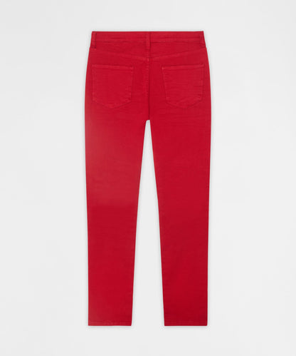 Classic Denim Ripped Skinny Jeans - Red | Reason Clothing Quality