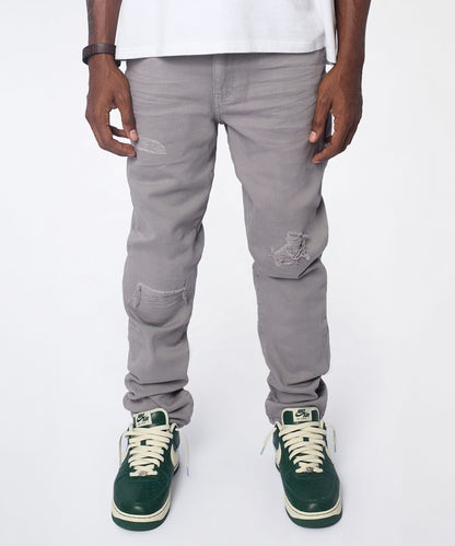 Essential Distressed Skinny Jean - Grey | Reason Clothing Quality