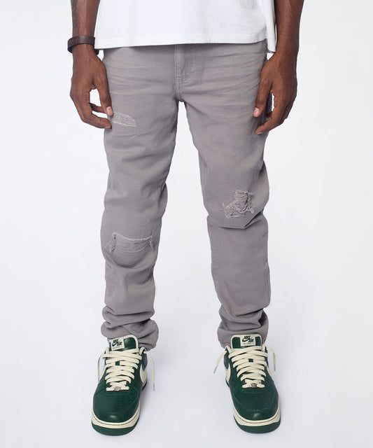 Essential Distressed Skinny Jean - Grey | Reason Clothing Quality