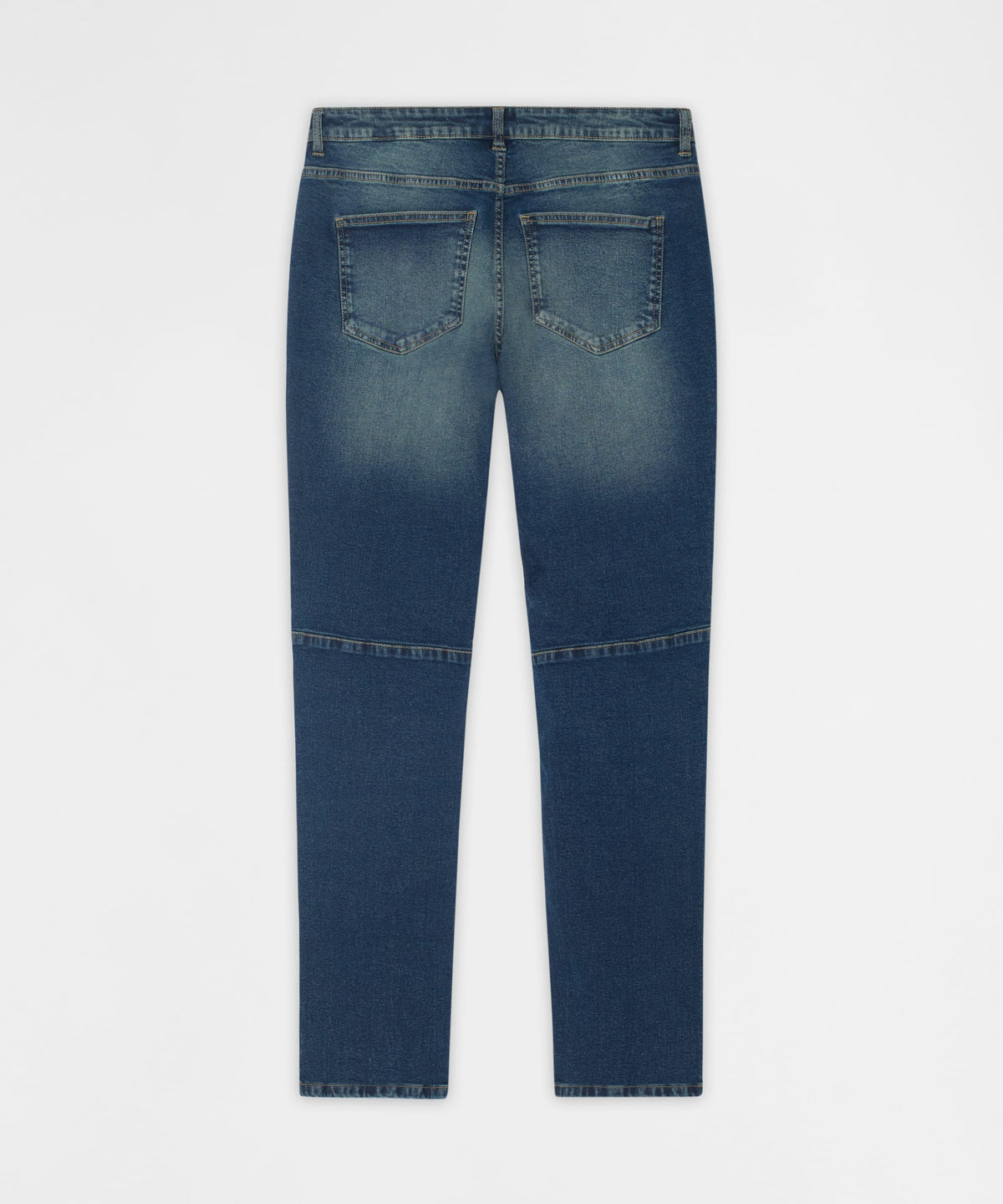 Moto Distressed Skinny Jeans - Blue | Reason Clothing New