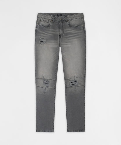 Shadow Skinny Ripped Jeans - Grey | Reason Clothing New