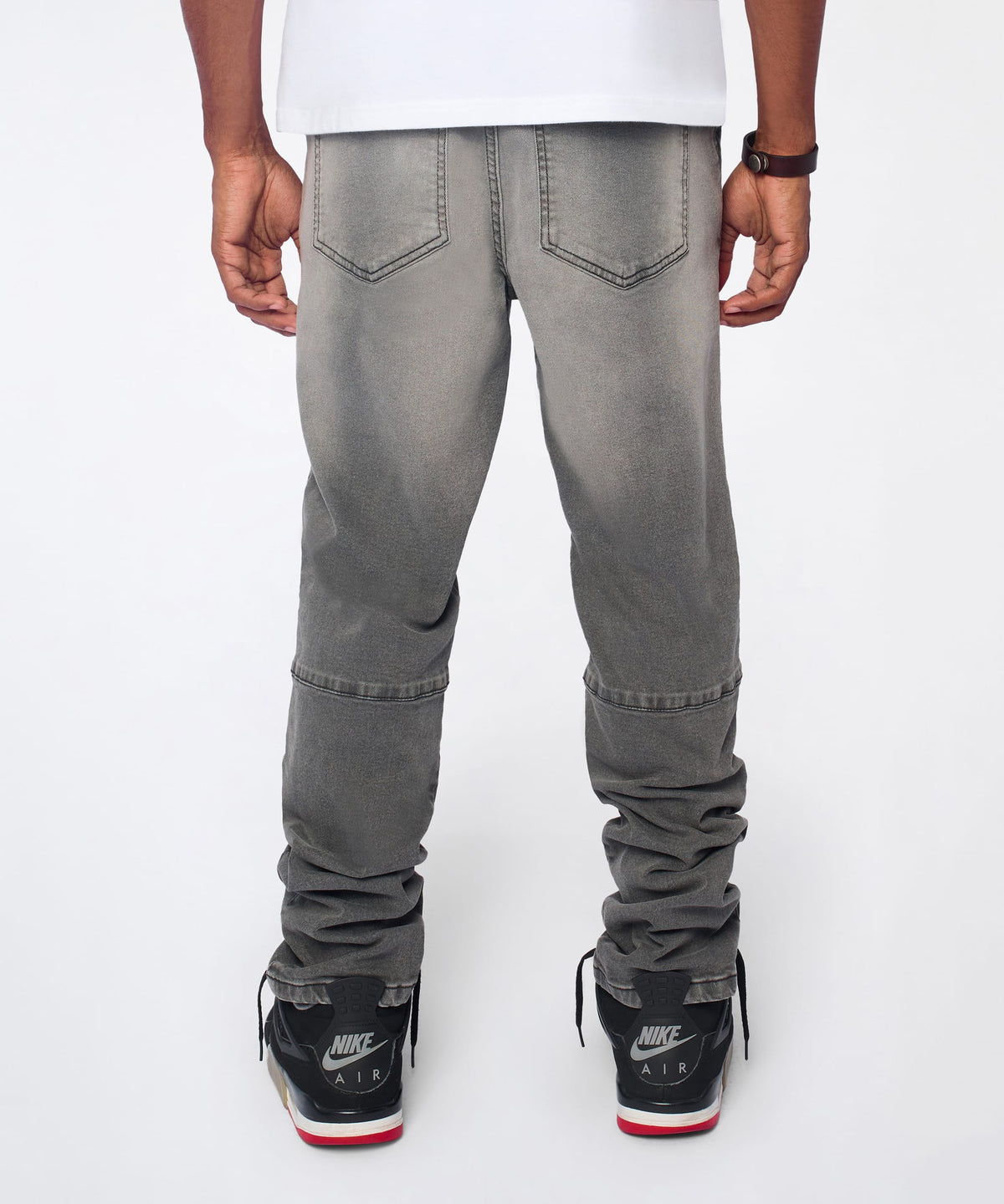 Shadow Skinny Ripped Jeans - Grey | Reason Clothing New