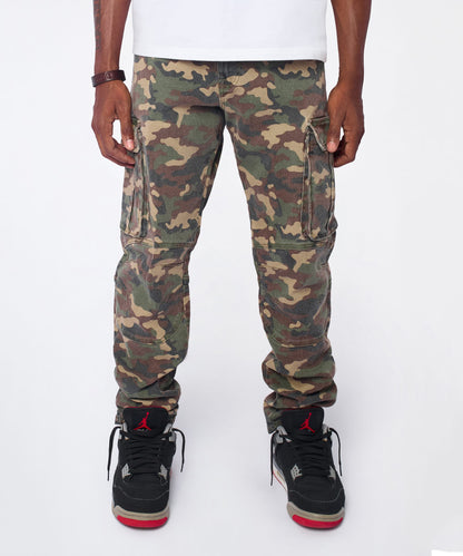 Moto Denim Skinny Jeans - Camo | Reason Clothing Popular