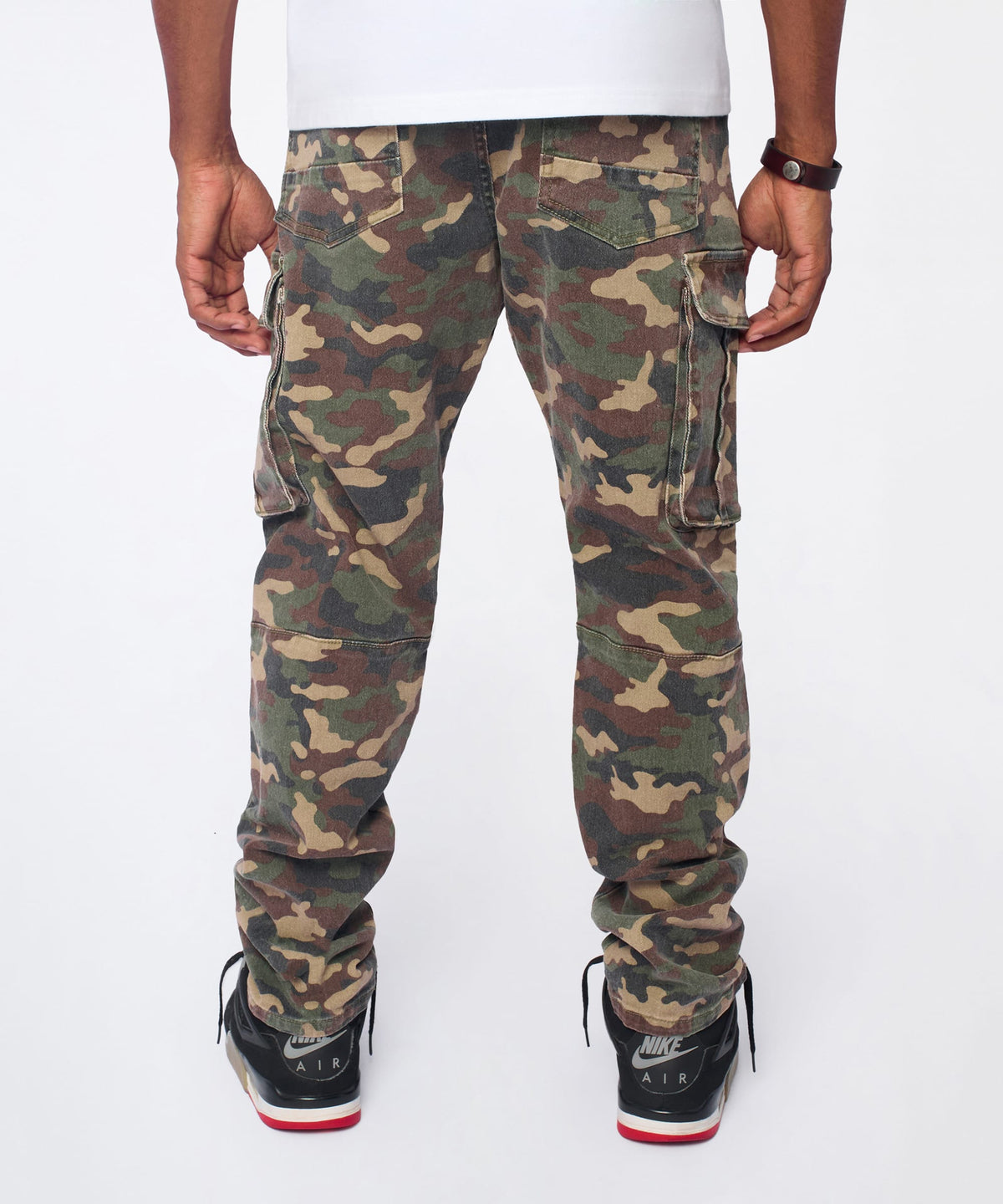 Moto Denim Skinny Jeans - Camo | Reason Clothing Popular