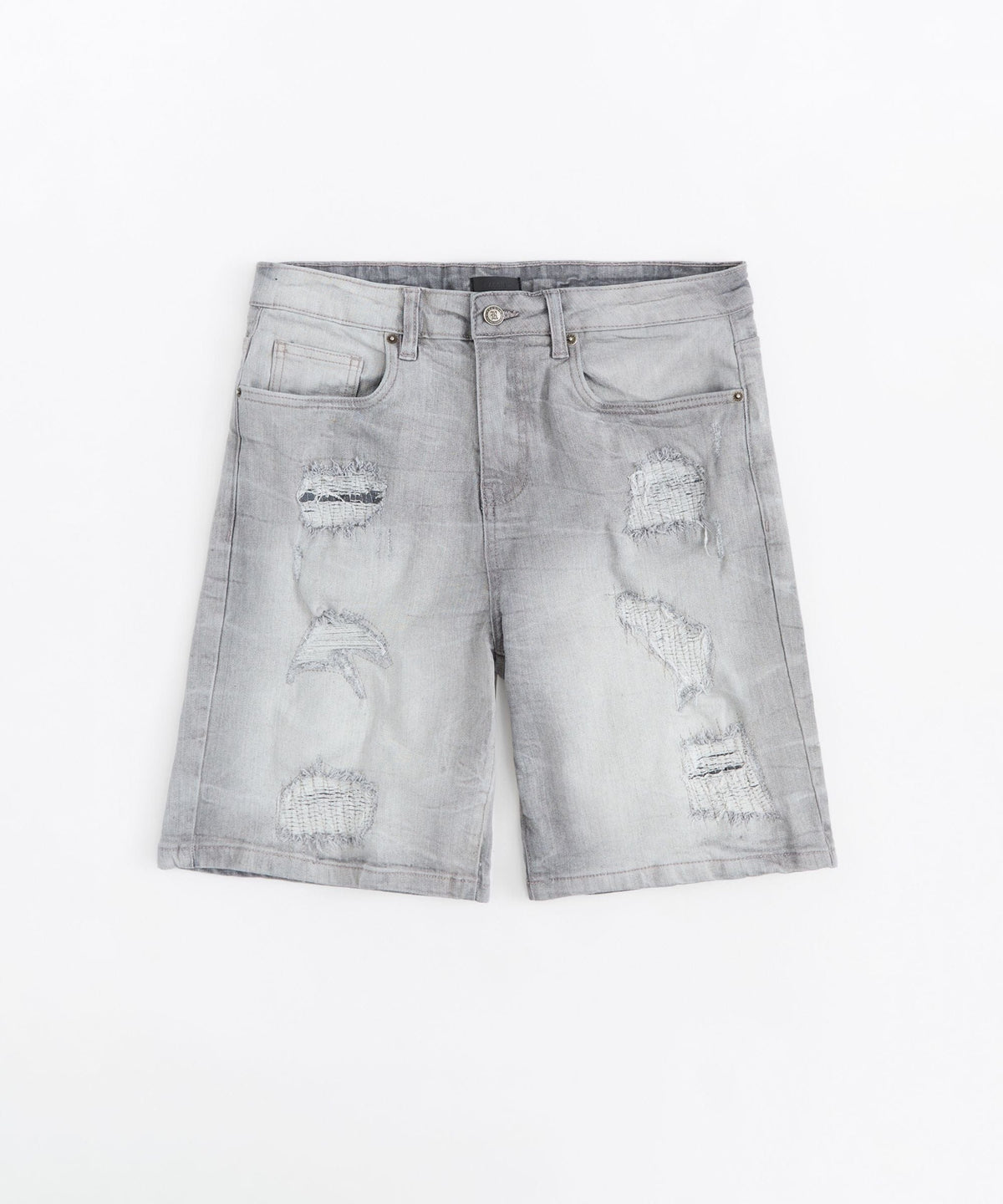 RIP And Repair Shorts - Grey | Reason Clothing Signature