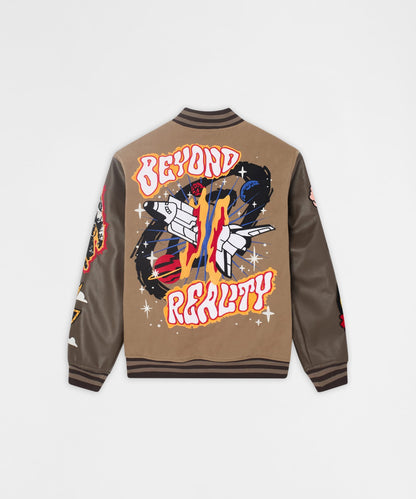 Beyond Reality Varsity Jacket PU | Reason Clothing Popular