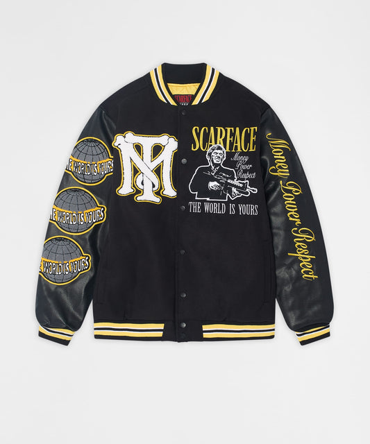 Scarface PU Varsity Jacket | Reason Clothing Exclusive