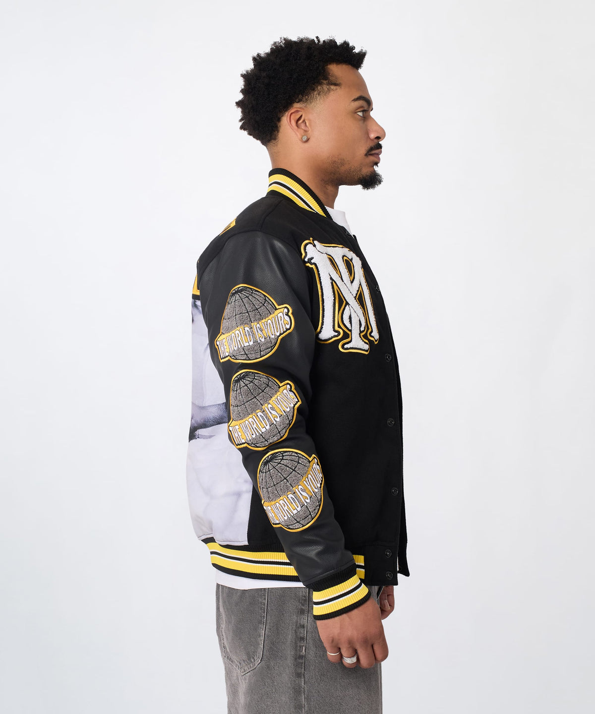 Scarface PU Varsity Jacket | Reason Clothing Exclusive