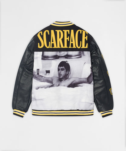 Scarface PU Varsity Jacket | Reason Clothing Exclusive