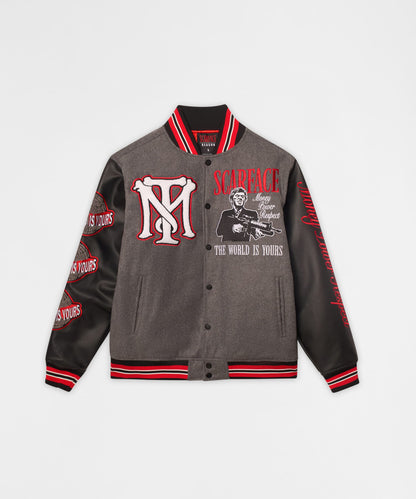 Scarface PU Varsity Jacket | Reason Clothing Trending