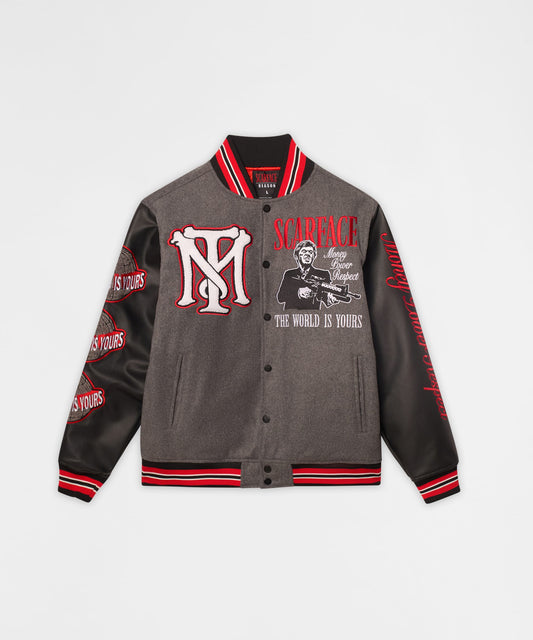 Scarface PU Varsity Jacket | Reason Clothing Trending