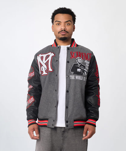 Scarface PU Varsity Jacket | Reason Clothing Trending