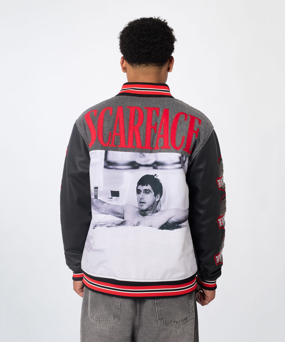 Scarface PU Varsity Jacket | Reason Clothing Trending