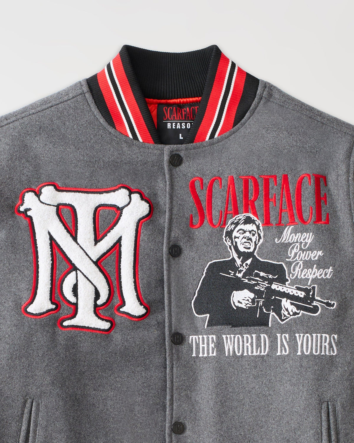 Scarface PU Varsity Jacket | Reason Clothing Trending