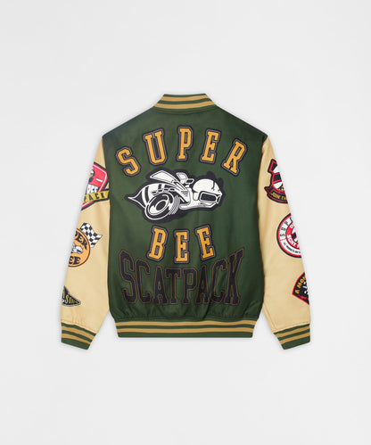 Dodge Scatpack Varsity Jacket - Green | Reason Clothing Trusted