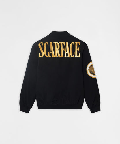 Scarface Bomber Jacket - Black | Reason Clothing Premium