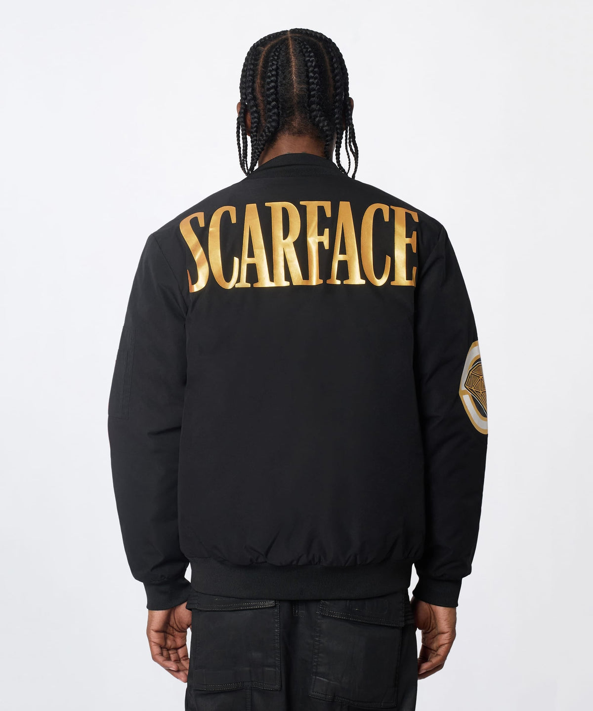 Scarface Bomber Jacket - Black | Reason Clothing Premium