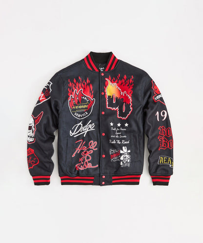 Dodge Demon Varsity Jacket - Black | Reason Clothing Smart Buy