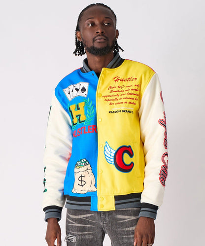 Hustler Varsity Jacket | Reason Clothing Exclusive