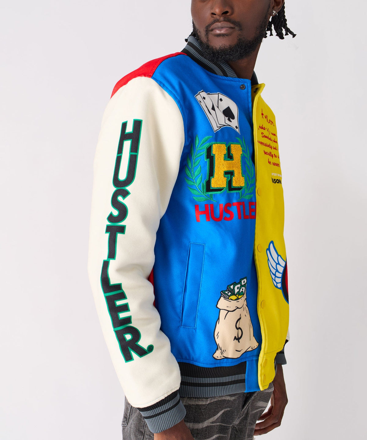 Hustler Varsity Jacket | Reason Clothing Exclusive