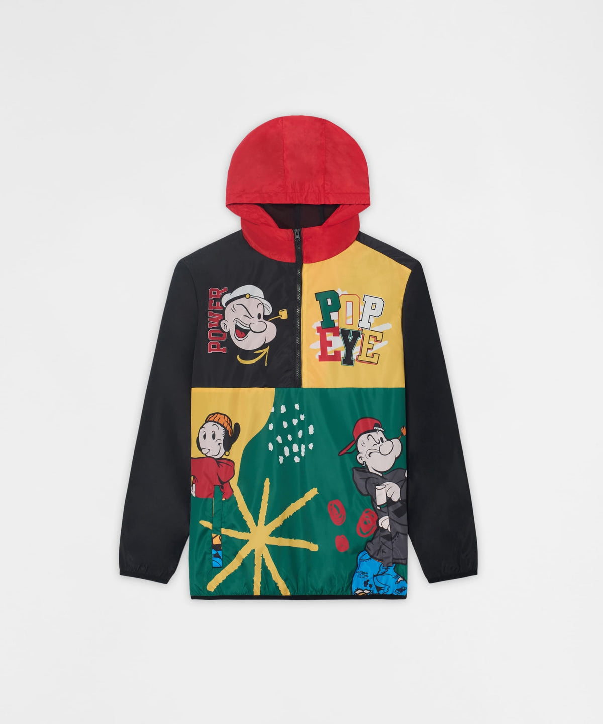 Popeye Colorblock Anorak Jacket - Multicolor | Reason Clothing Best Seller
