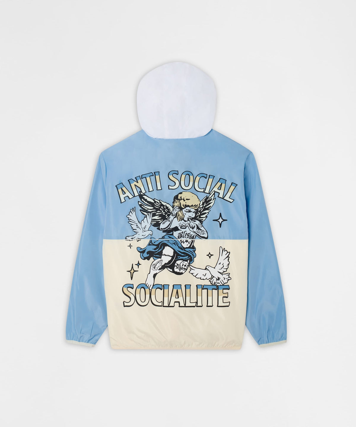 Cherub Flight Anorak Jacket - Light Blue | Reason Clothing Everyday
