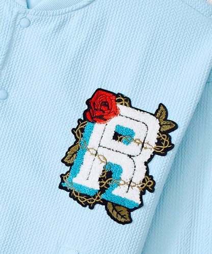 Coaches Chenille Jacket - Light Blue | Reason Clothing Deals