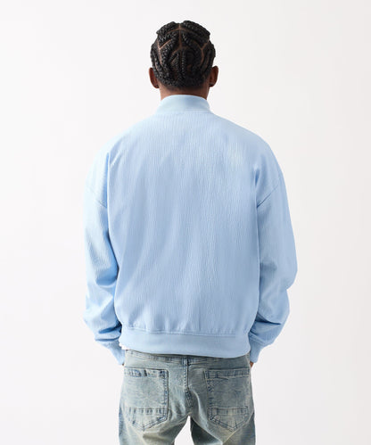 Coaches Chenille Jacket - Light Blue | Reason Clothing Deals