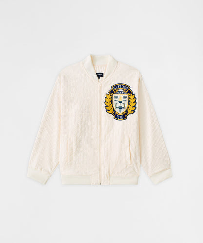 Coaches Chenille Jacket - Cream | Reason Clothing Classic