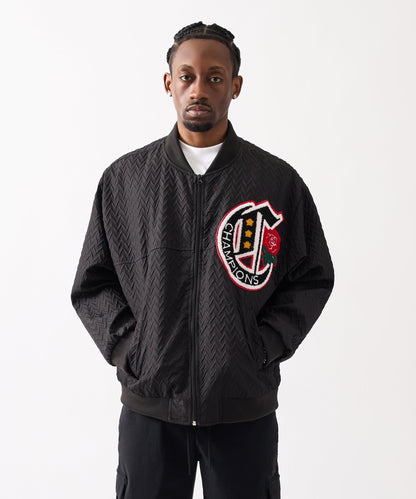 Coaches Chenille Jacket - Black | Reason Clothing Latest