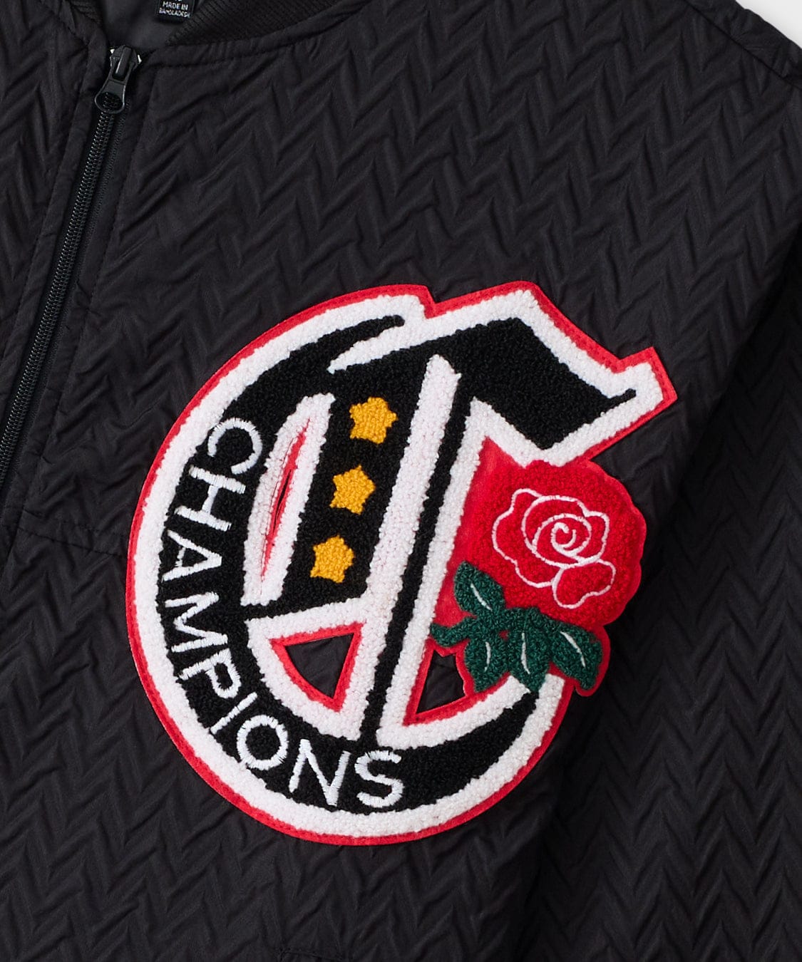 Coaches Chenille Jacket - Black | Reason Clothing Latest