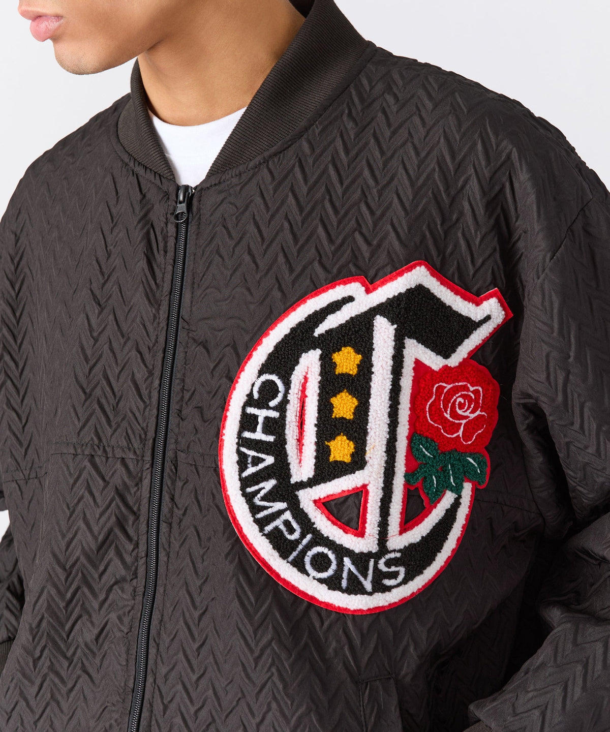 Coaches Chenille Jacket - Black | Reason Clothing Latest