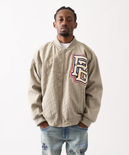 Coaches Chenille Jacket - Light Green | Reason Clothing Featured