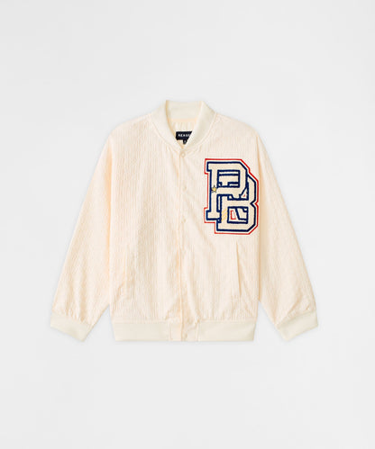 Coaches Chenille Jacket - White | Reason Clothing Essential