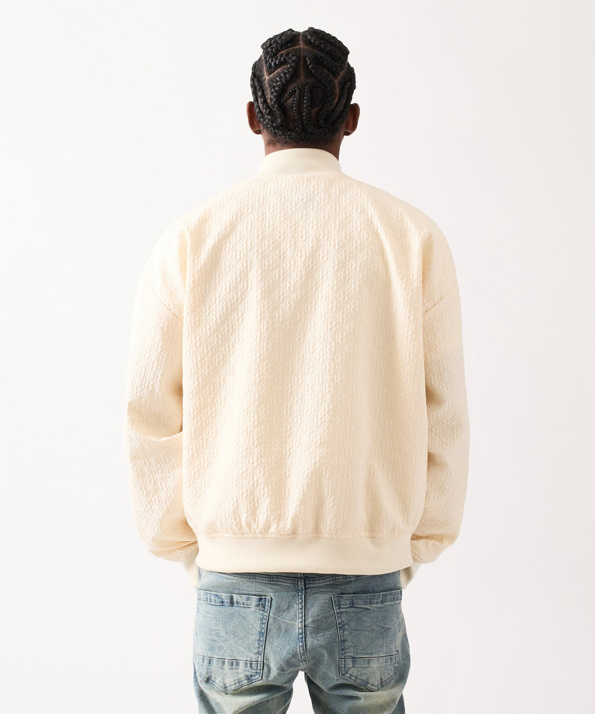 Coaches Chenille Jacket - White | Reason Clothing Essential