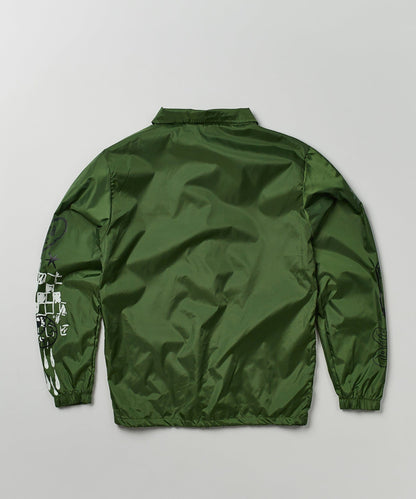 Gritty Coaches Jacket - Olive Greeen | Reason Clothing Classic
