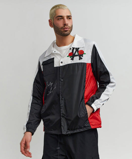 Los Angeles Coaches Jacket - Black | Reason Clothing New