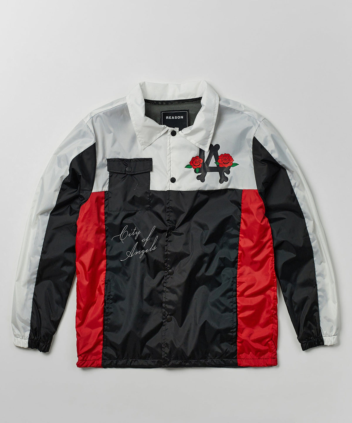 Los Angeles Coaches Jacket - Black | Reason Clothing New
