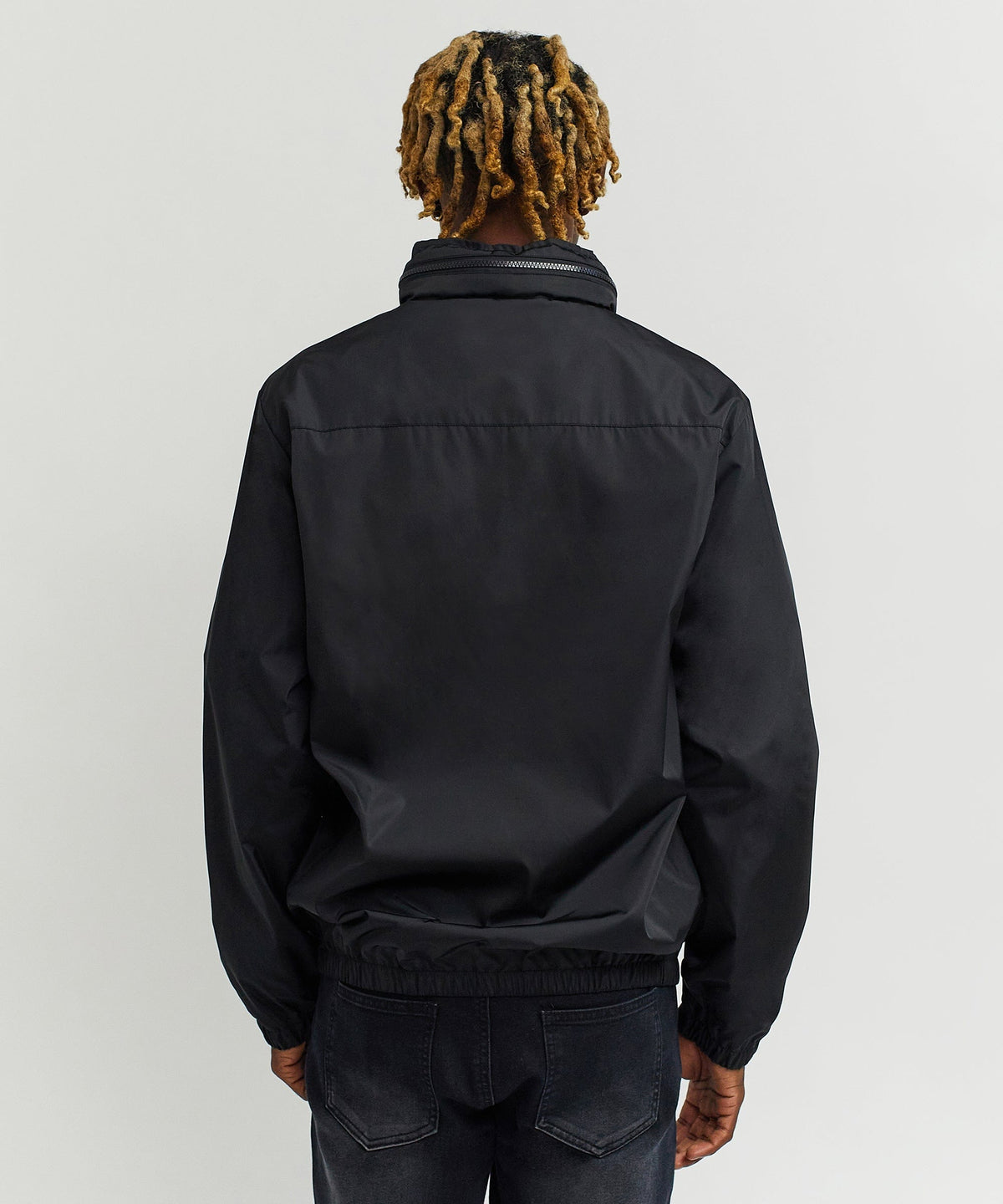 Flame Nylon Hidden Zip Hood Jacket | Reason Clothing Latest