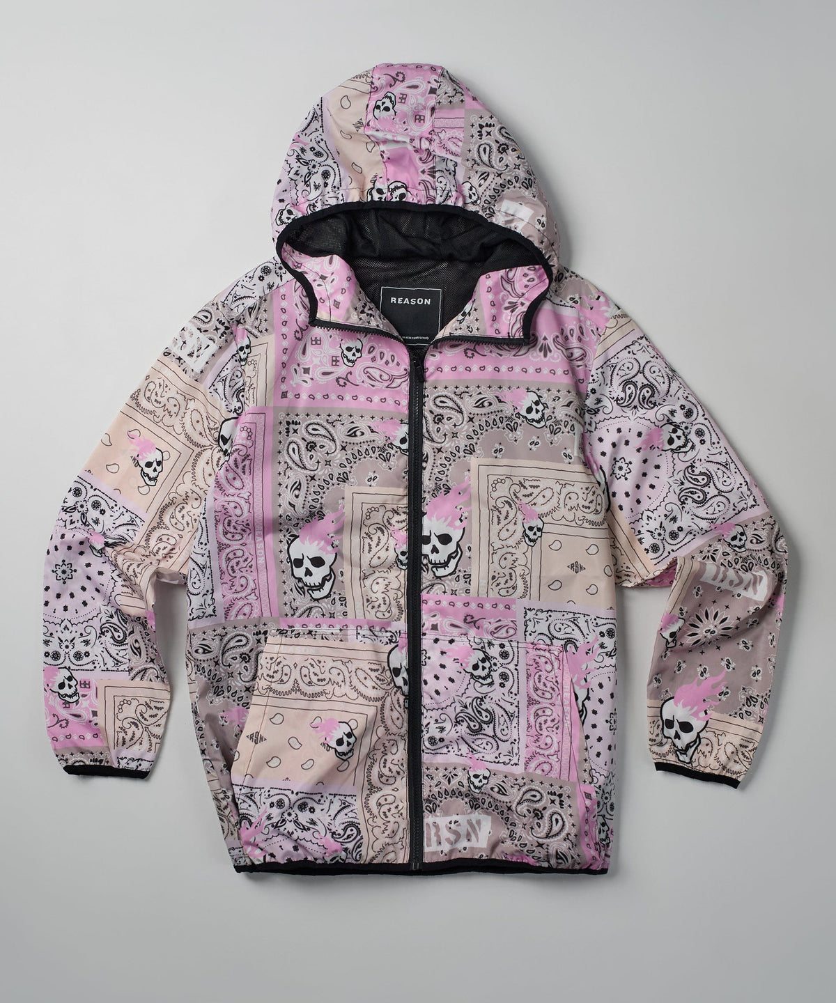 Paisley Full Zip Anorak | Reason Clothing New