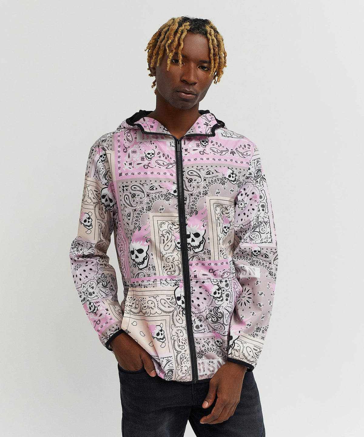 Paisley Full Zip Anorak | Reason Clothing New