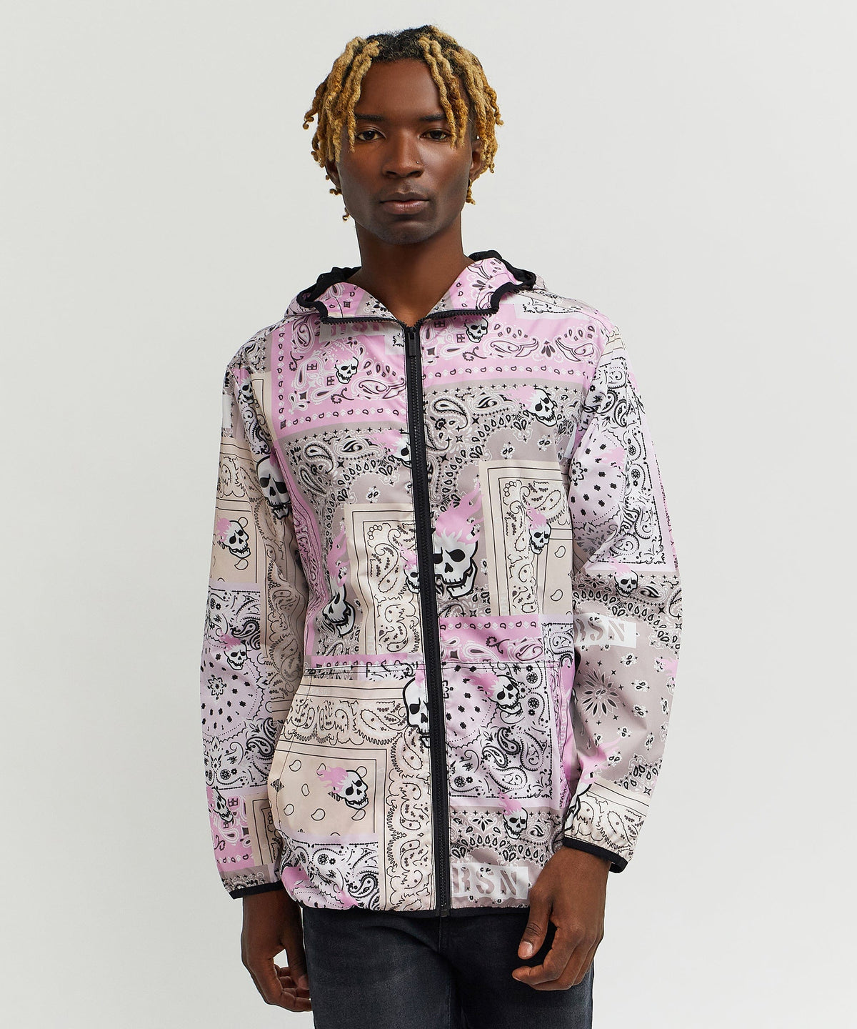 Paisley Full Zip Anorak | Reason Clothing New